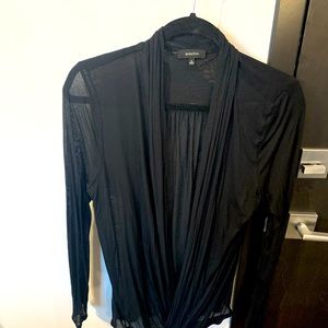 Babaton Sheer Long Sleeve Shirt